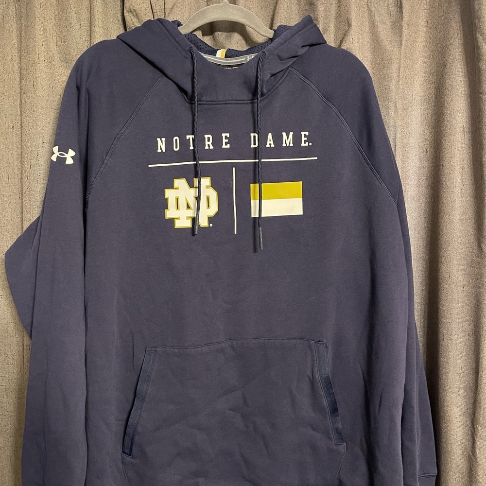 Notre dame under Armour hoodie